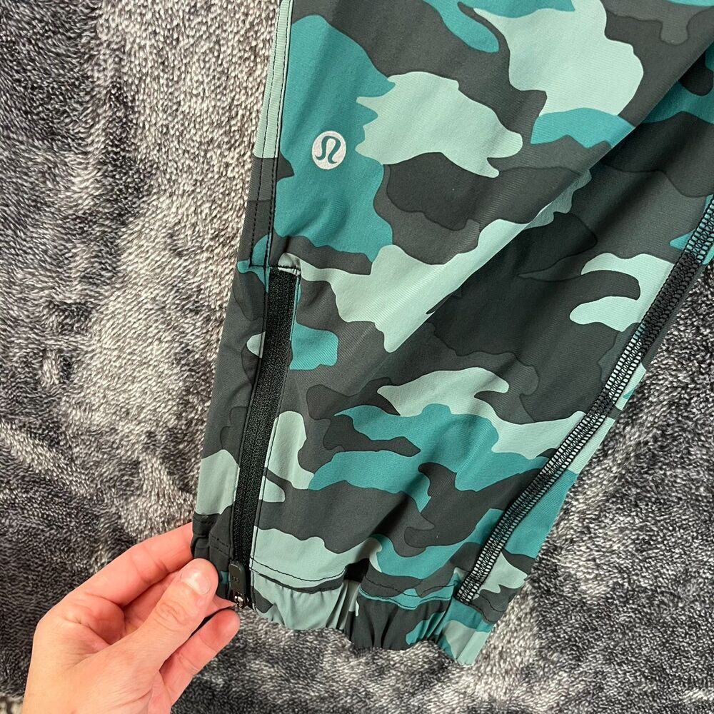 Lululemon Adapted State High-Rise Jogger Crop Heritage 365 Camo Tidewater Teal 6 - Picture 9 of 10